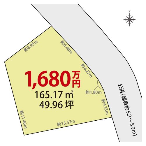 多治見市住吉町1丁目 1区画 区画図・図面2
