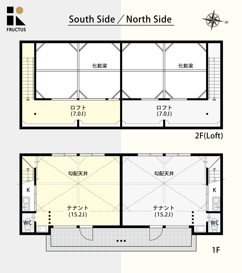 土岐市土岐口南町 店舗事務所(１棟) 区画図・図面2